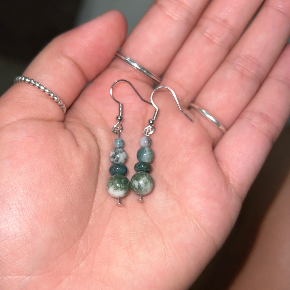 JADE DANGLE EARRINGS